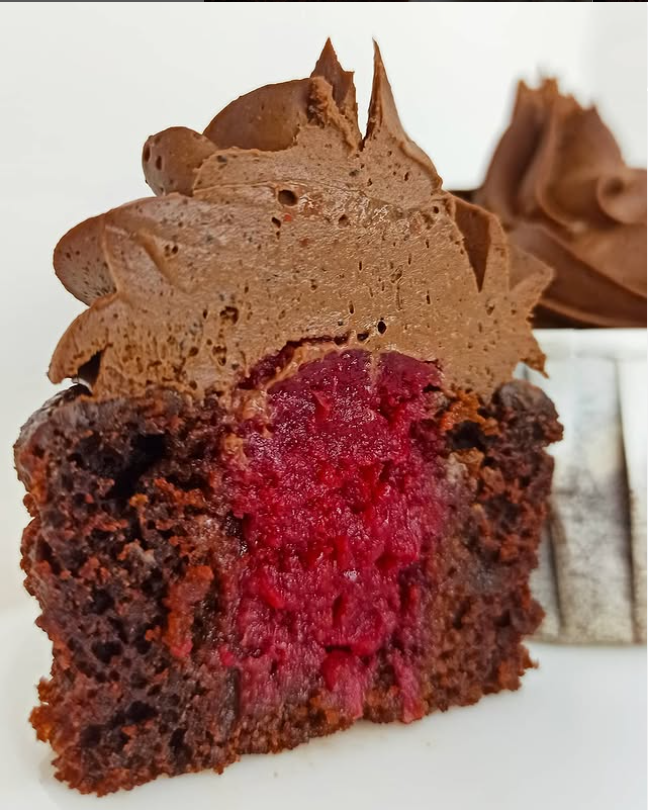 Cupcake chocolat-cerise