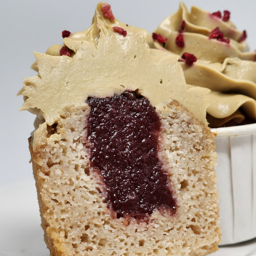 Cupcake pistache & framboise