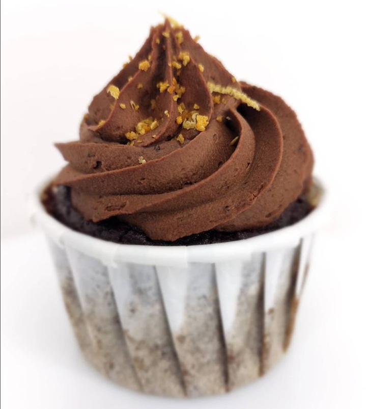 Cupcake au chocolat-orange