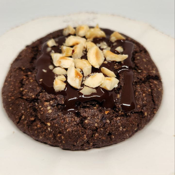 🍪🍫🌰 Cookie chocolat & fruits à coque au petit épeautre – vegan & artisanal